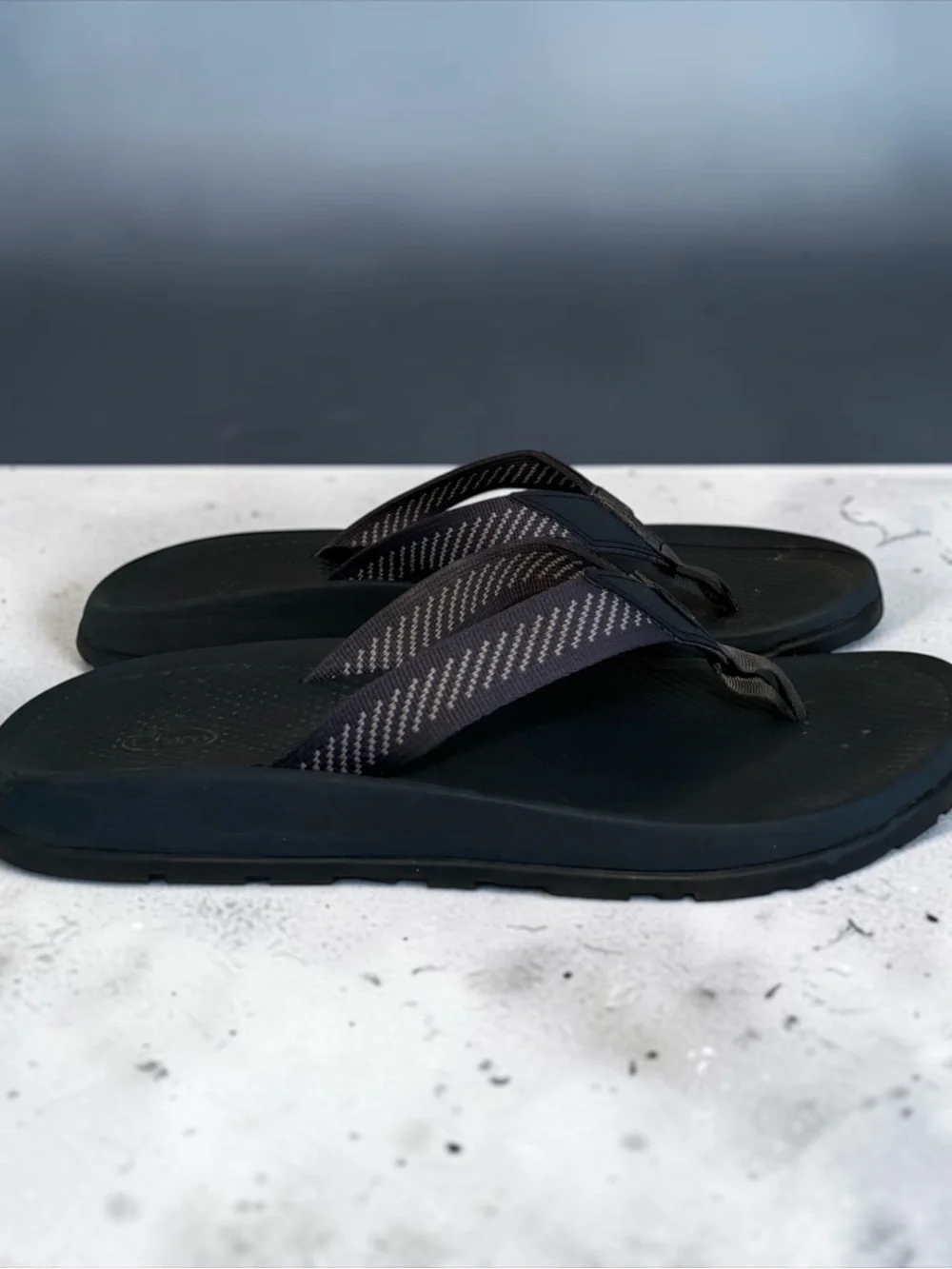Chaco Men's Lowdown Flip Sandals - Navy / Storm Blue - Size 11 (JCH108327)
